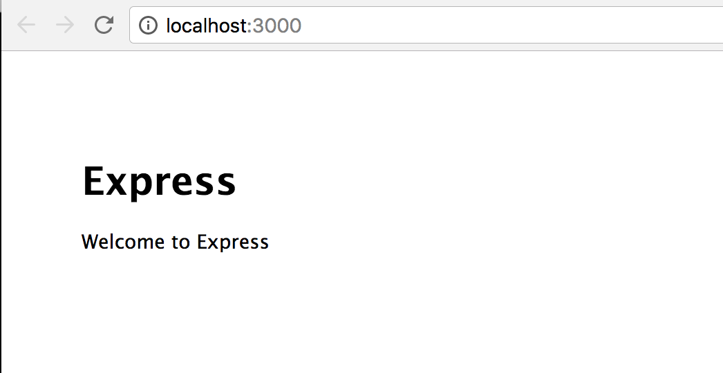 Expressjs hello world index page
